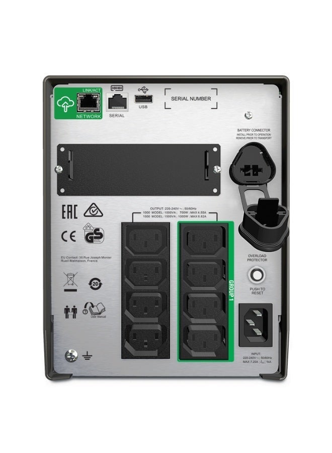 APC SMT1500IC | APC SMART-UPS 1500VA LCD 230V WITH SMARTCONNECT - Image 2